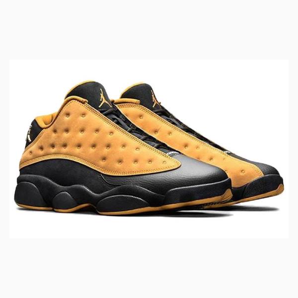 Yellow Men's Nike Retro Low Chutney Sneakers Air Jordan 13 | JD-946MC