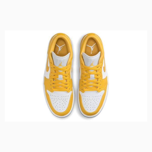 Yellow Men's Nike Retro Low Pollen Sneakers Air Jordan 1 | JD-624NH