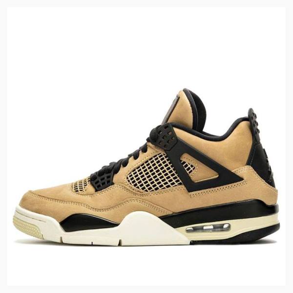 Yellow Women\'s Nike Retro Mushroom Basketball Shoes Air Jordan 4 | JD-893GW